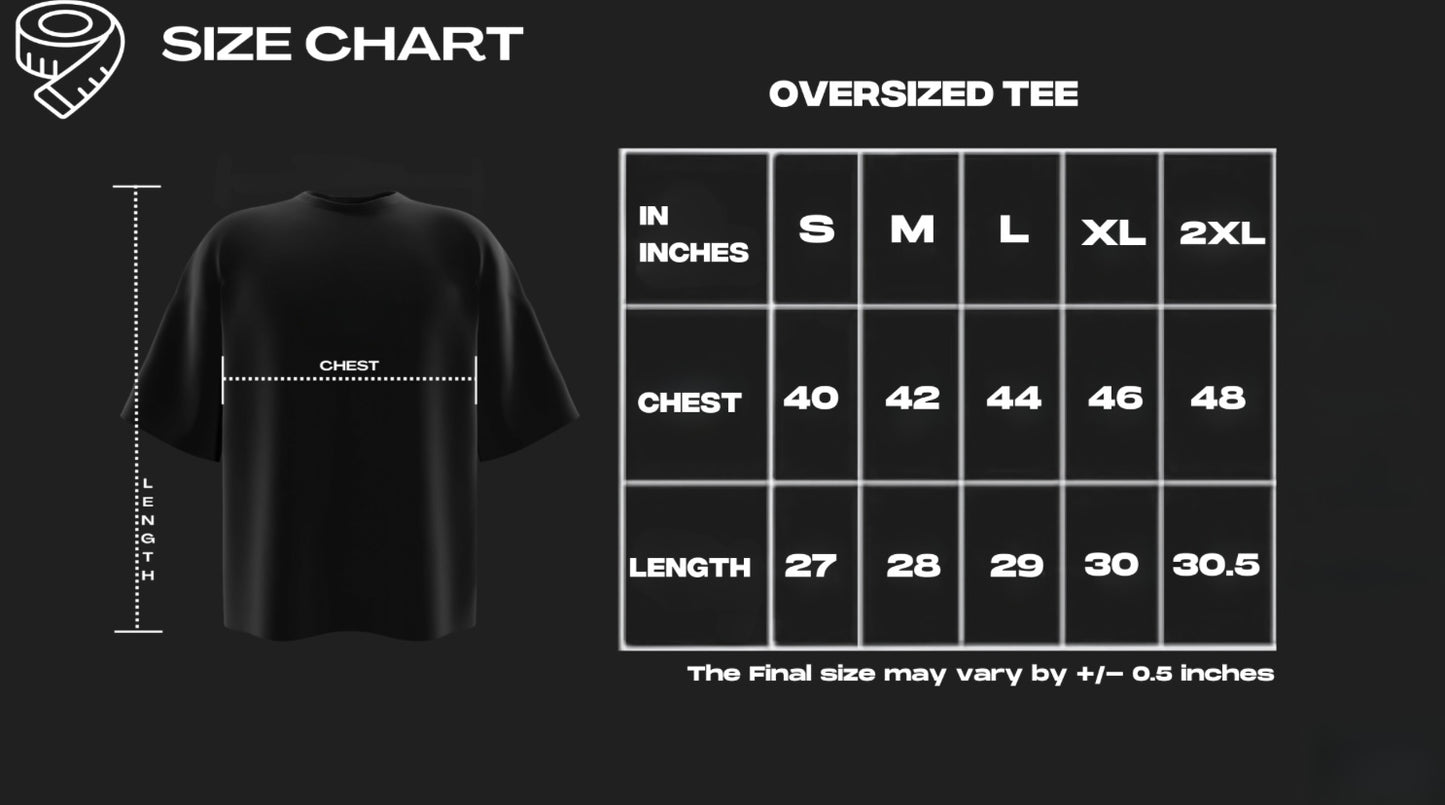 sigil white oversize cotton tee