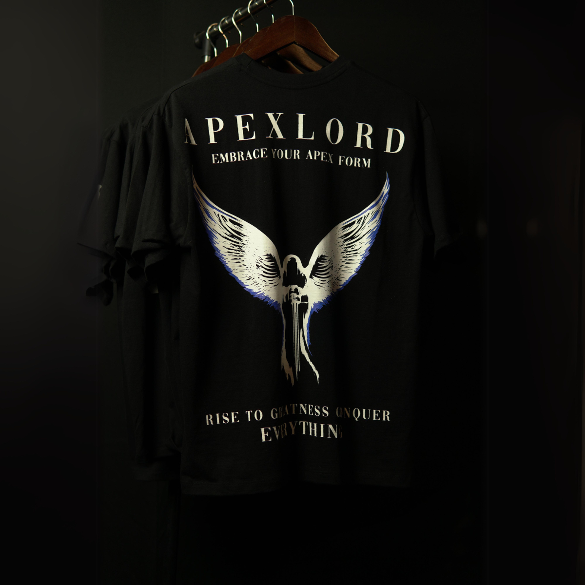 Rise to greatness oversize printed T-shirt