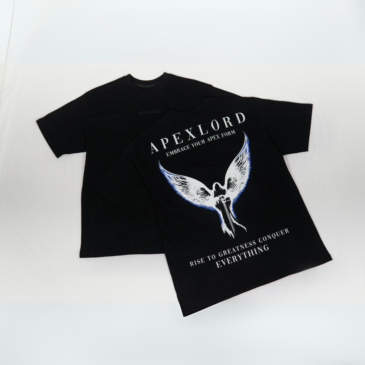 Rise to greatness oversize printed T-shirt