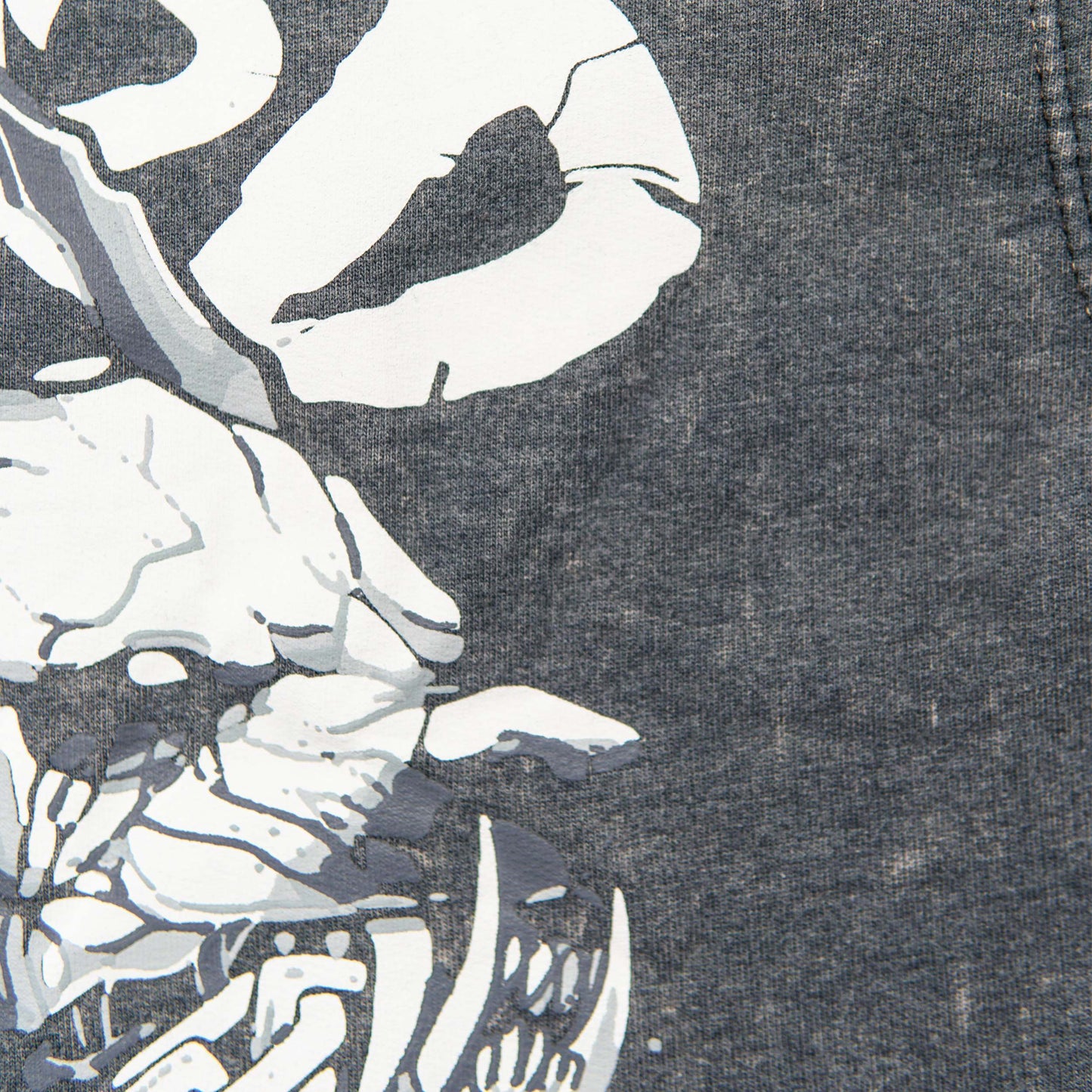 Acidwash Rugged Pitbull Cut Off Hoodies