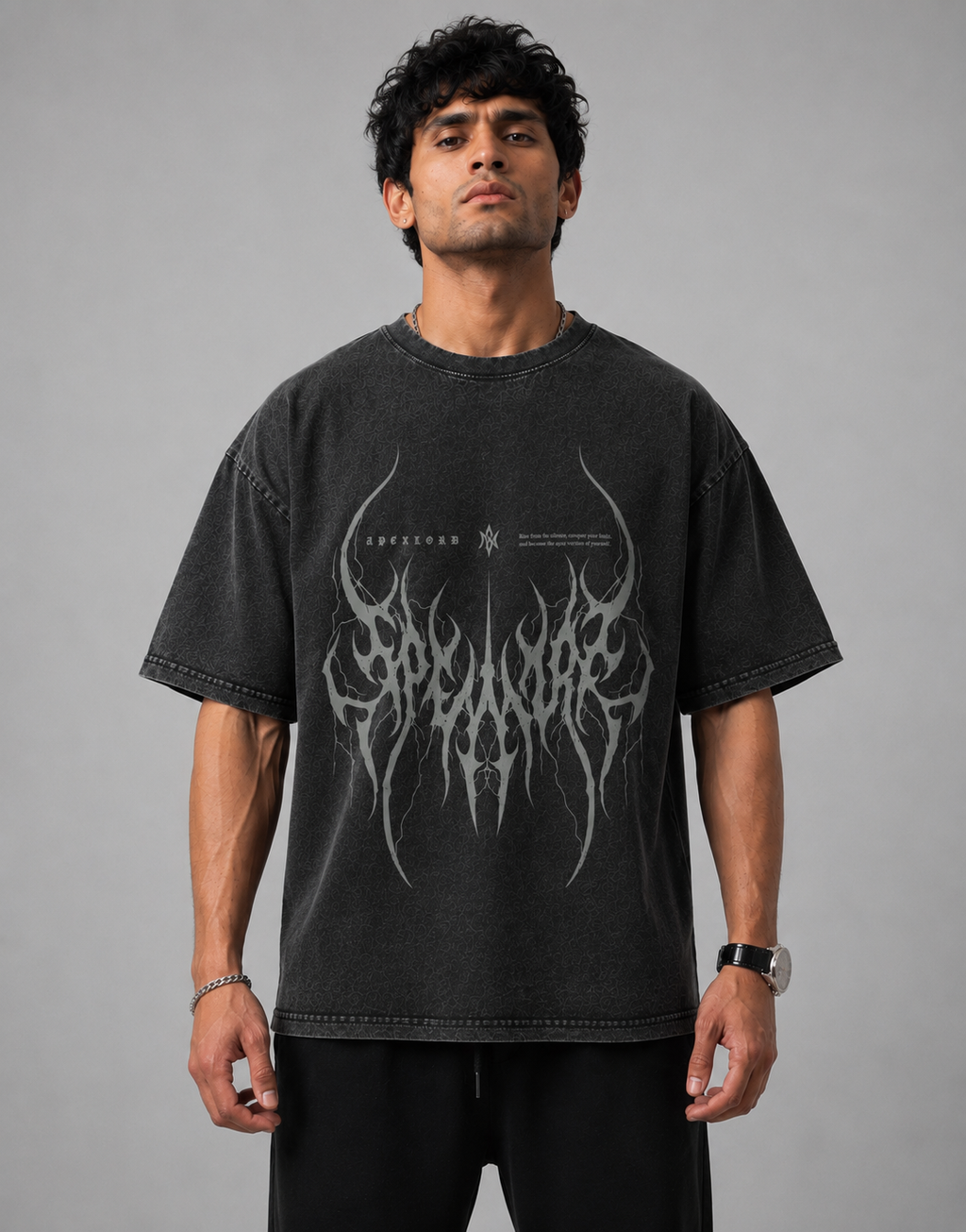 Vintage Fade Wash — Conquest Sigil Oversize T-Shirt
