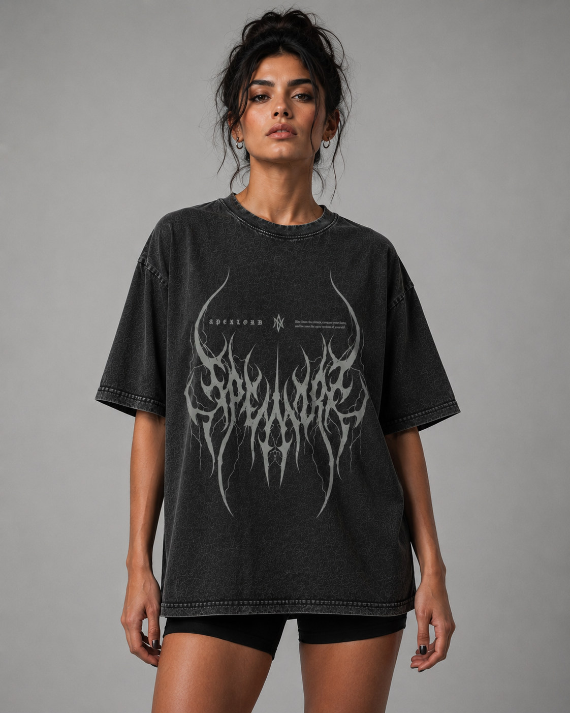 Vintage Fade Wash — Conquest Sigil Oversize T-Shirt