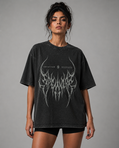 Vintage Fade Wash — Conquest Sigil Oversize T-Shirt
