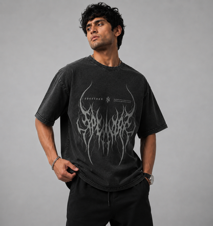 Vintage Fade Wash — Conquest Sigil Oversize T-Shirt