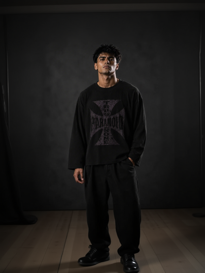 Paranoid Waffle T-Shirt Black