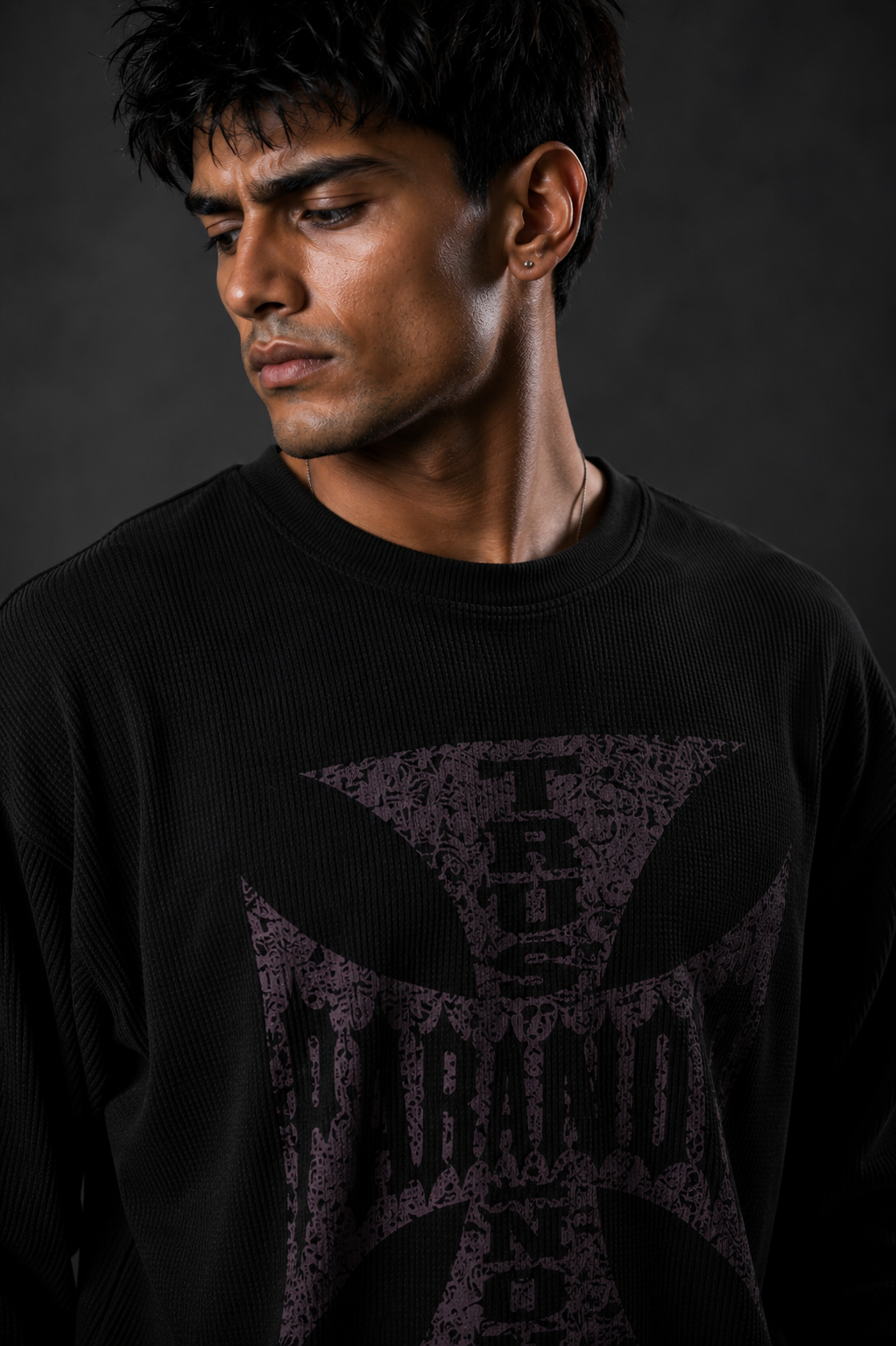 Paranoid Waffle T-Shirt Black