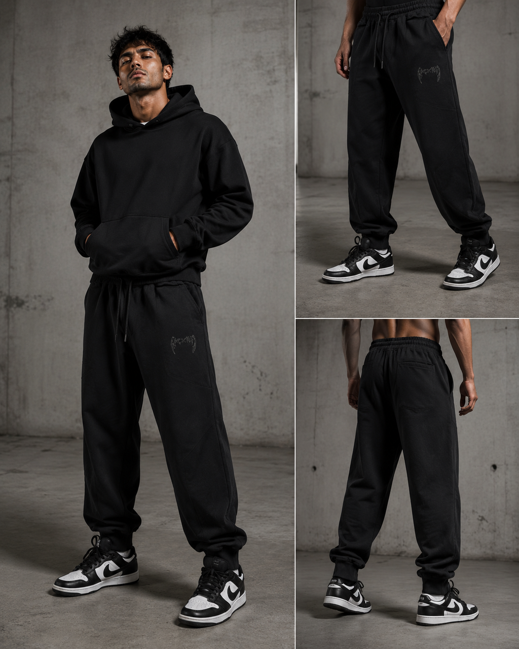 Apex Black Stealth Joggers