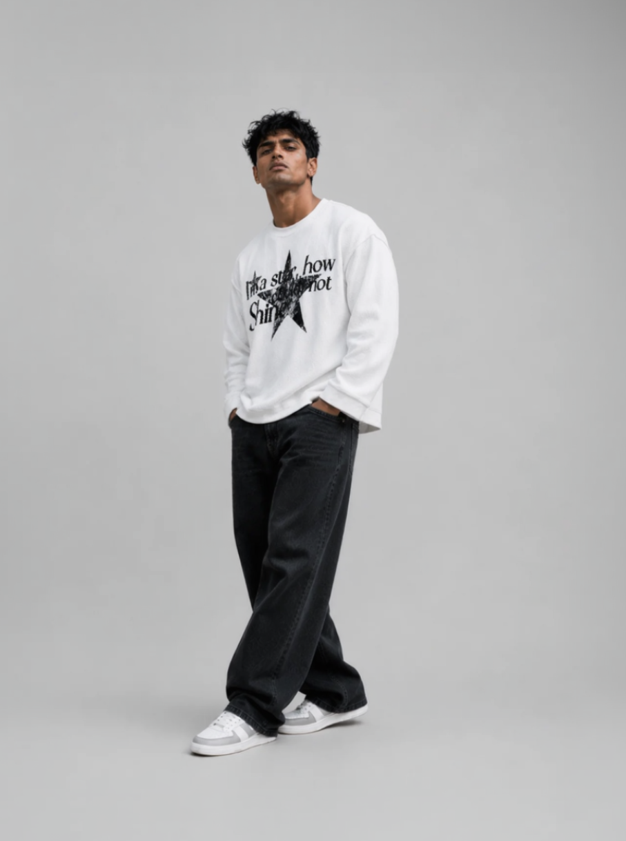 Star waffle t-shirt