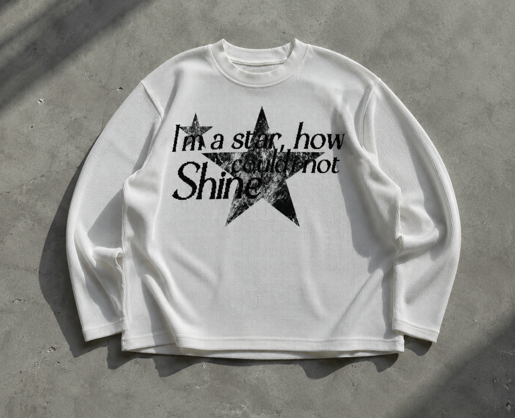 Star waffle t-shirt
