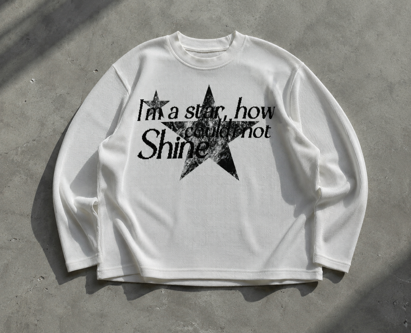 Star waffle t-shirt