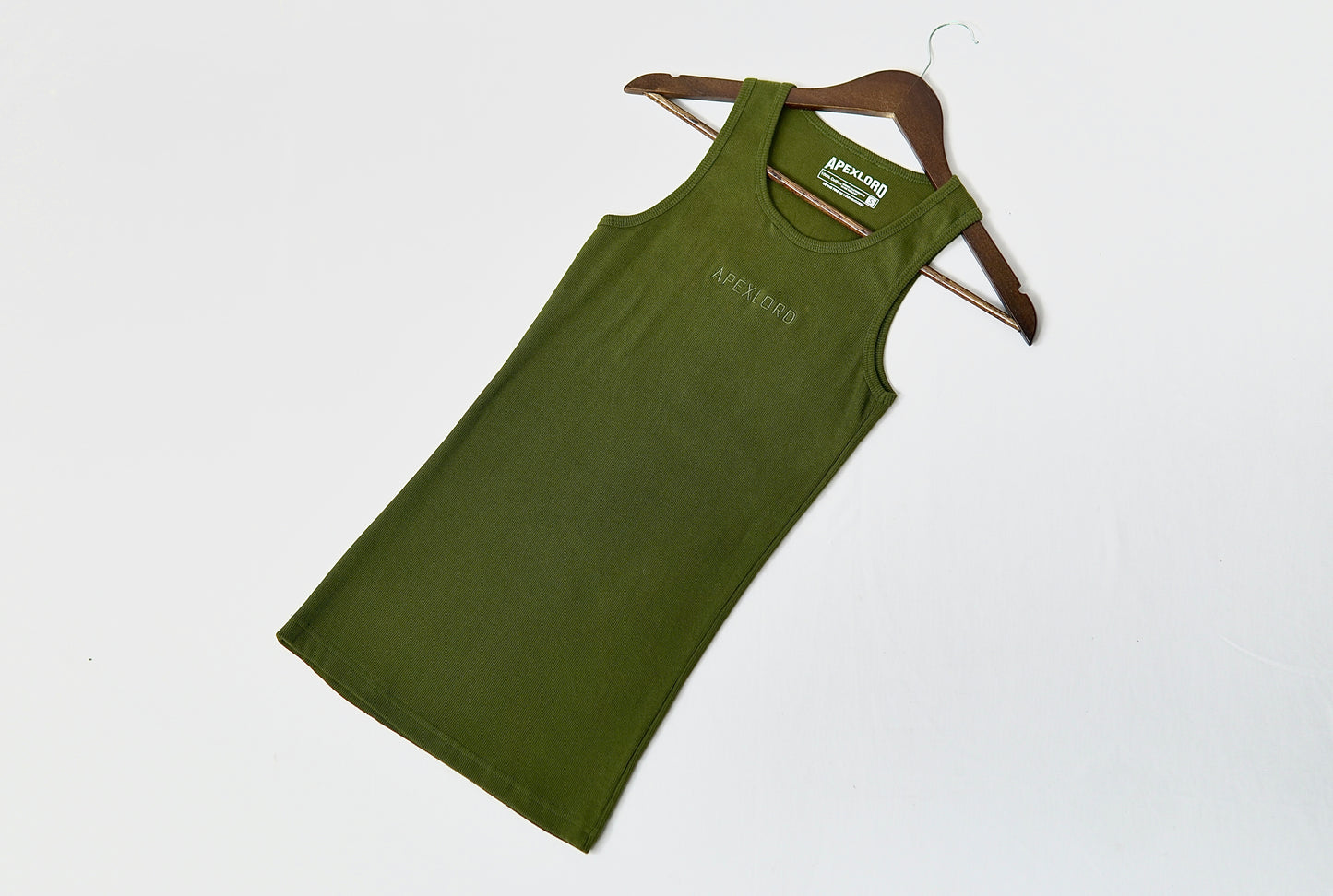 Green Ribbed Tank