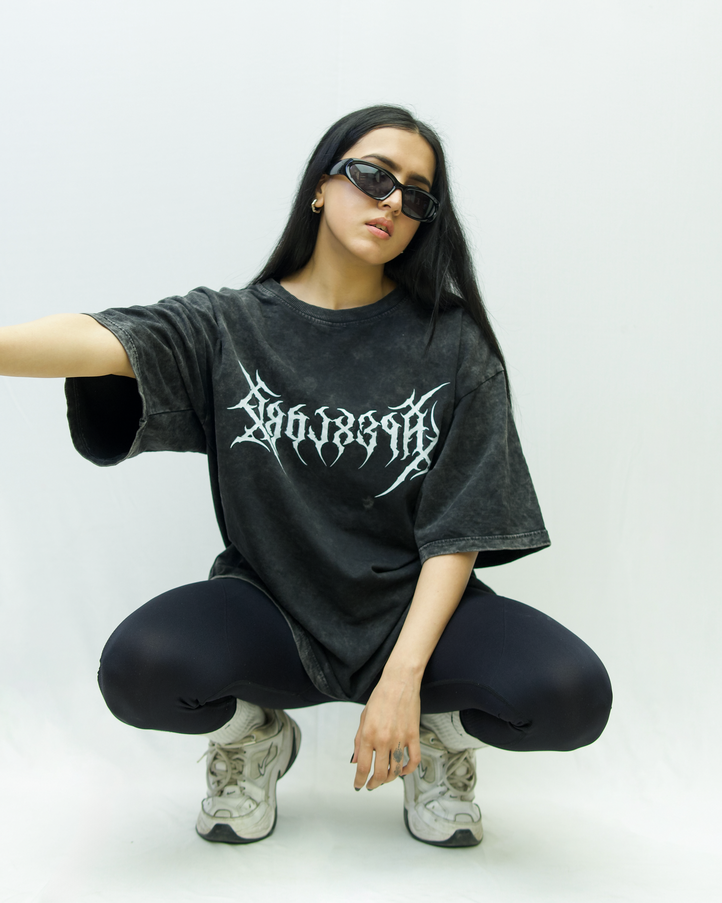 Apexlord Acidwash oversized T shirt