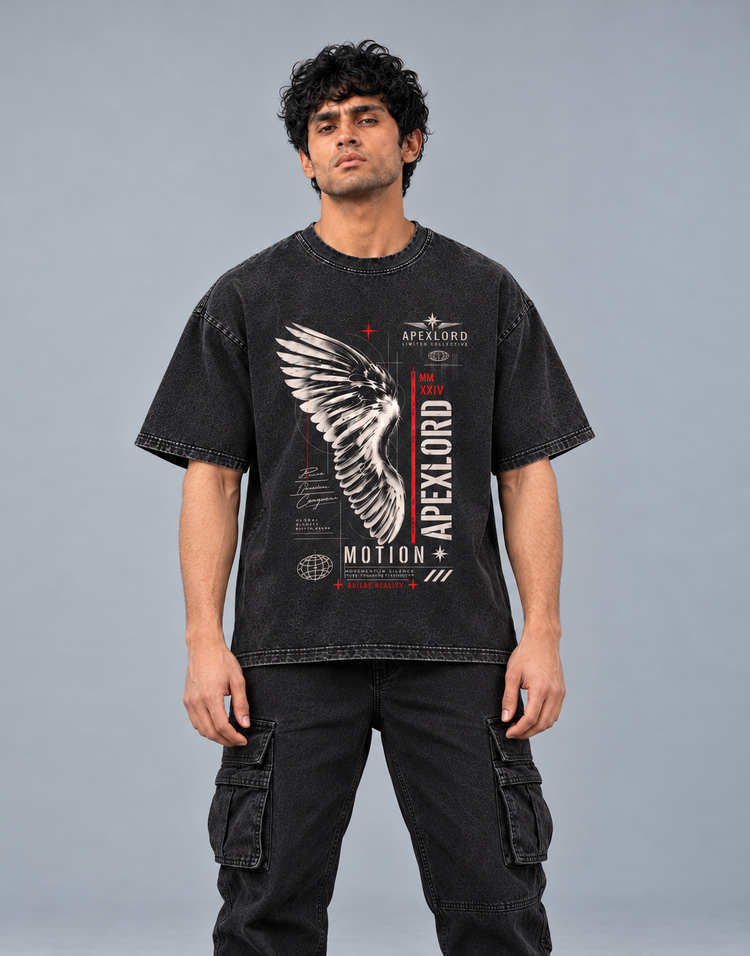 Apexlord Winged Motion Oversized Tee