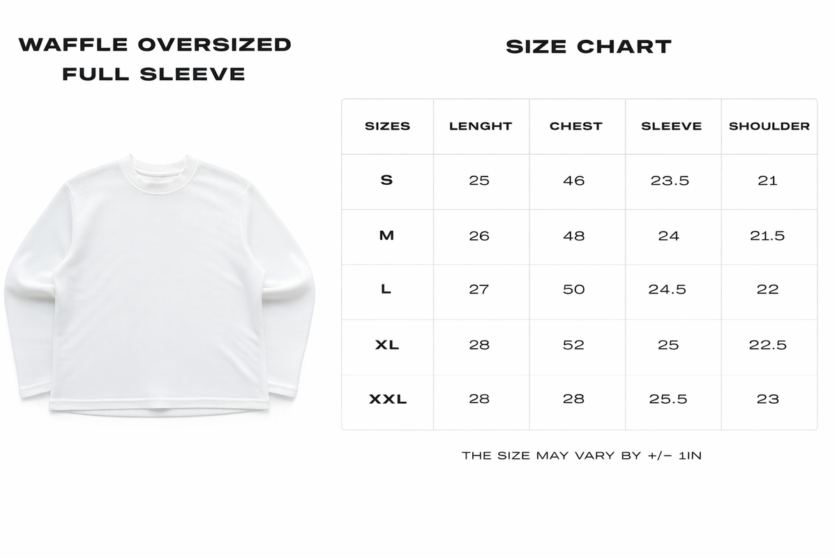 sigil oversize waffle T-