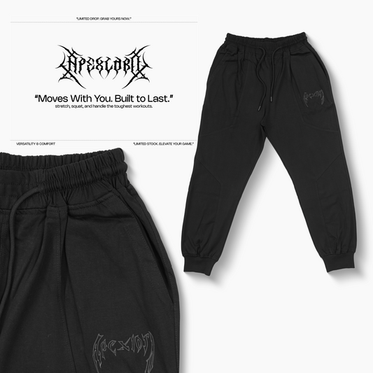 Apex Black Stealth Joggers