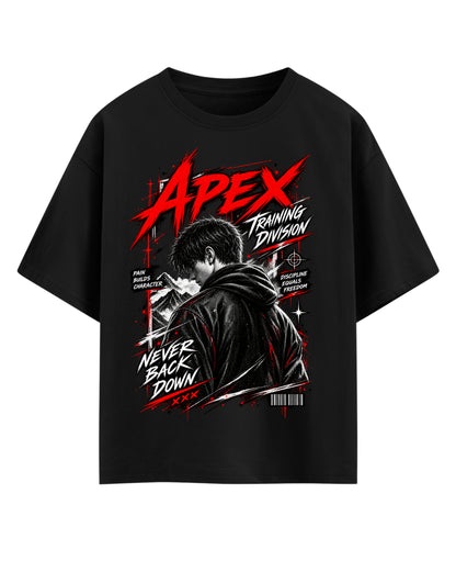Black Oversized T-shirt Front Design