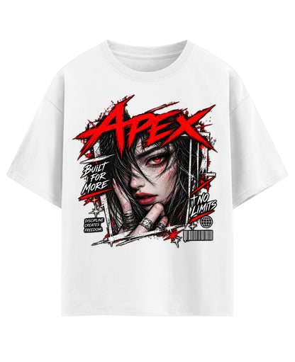 White Oversized T-shirt Front Design