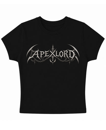 Black Baby Tee Front Design