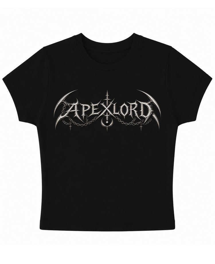Black Baby Tee Front Design