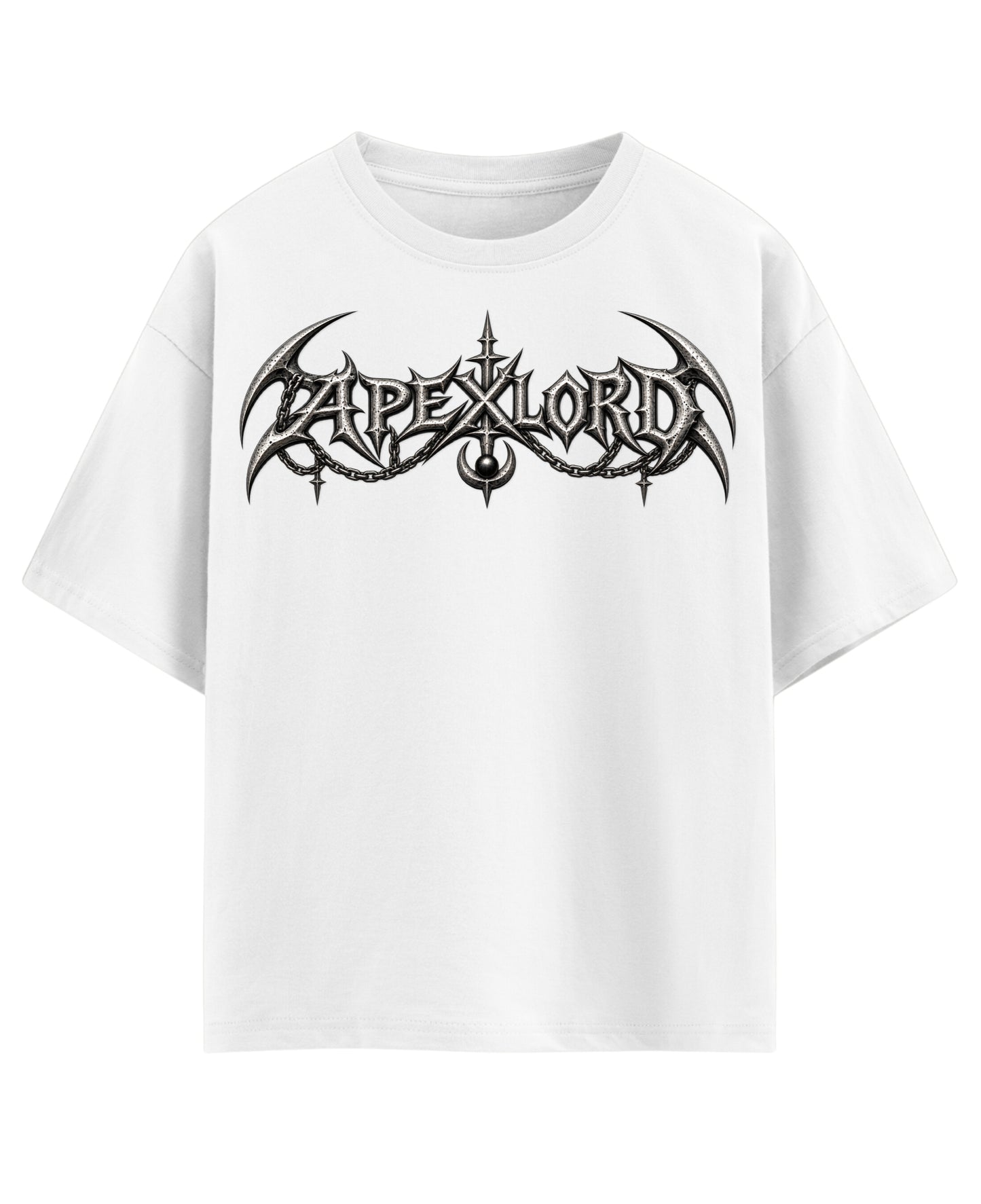 White Oversized T-shirt Front Design