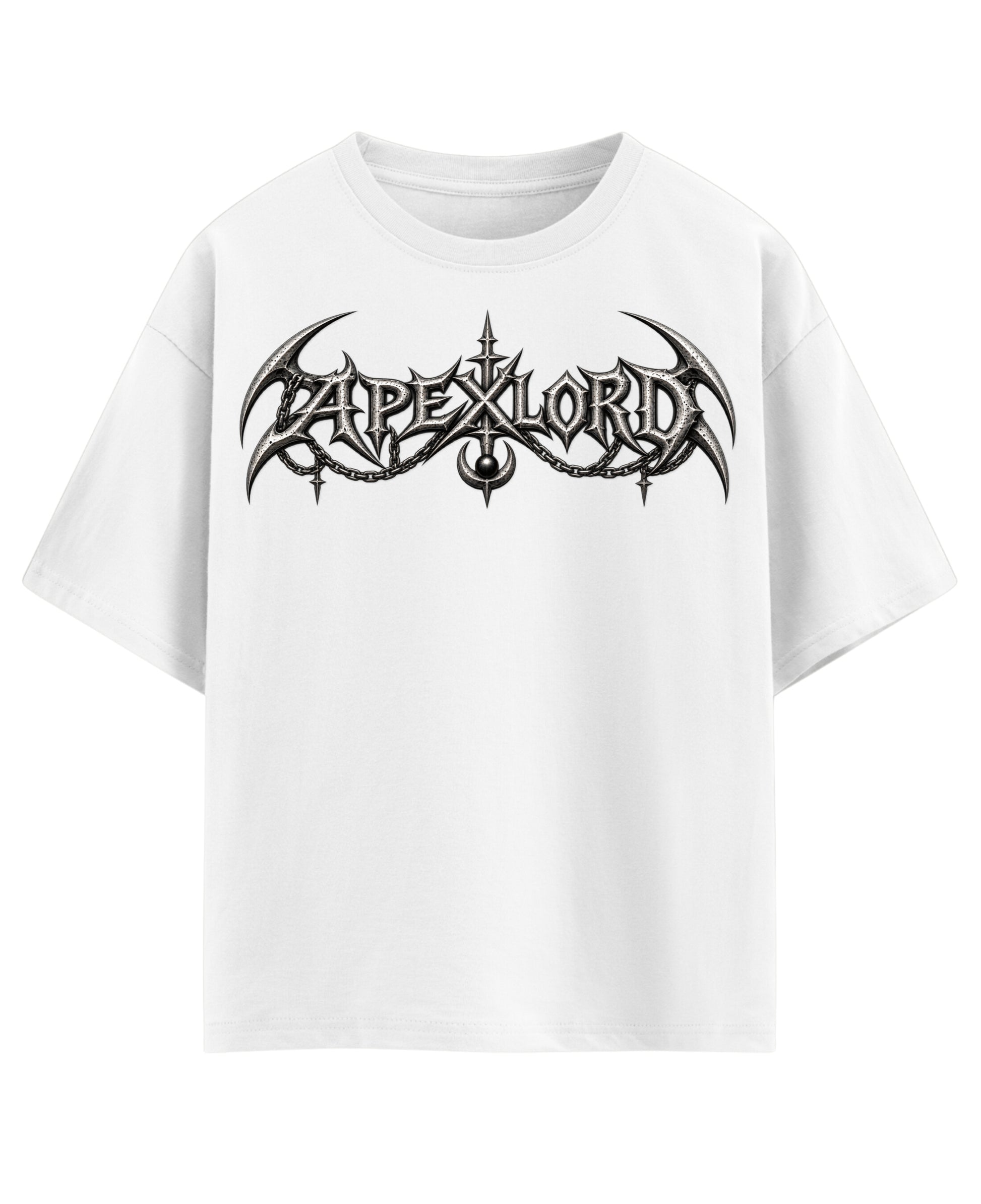 White Oversized T-shirt Front Design