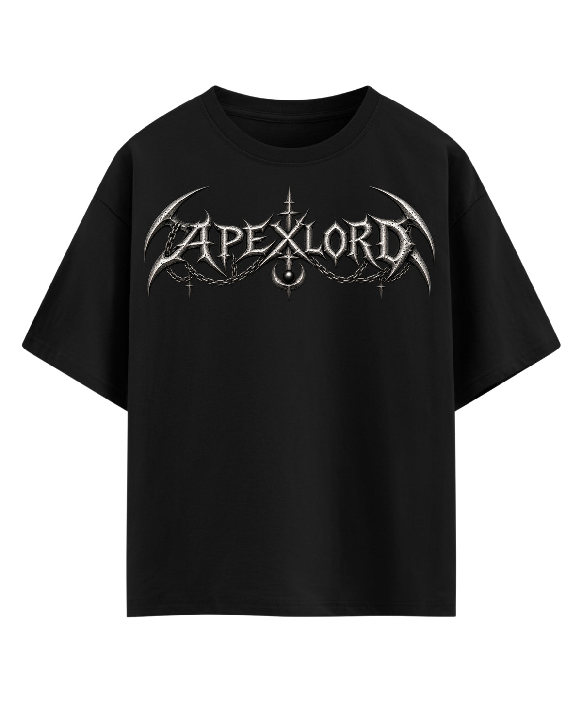 Black Oversized T-shirt Front Design
