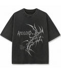 Vintage Fade Wash Oversized T-shirt Front Design