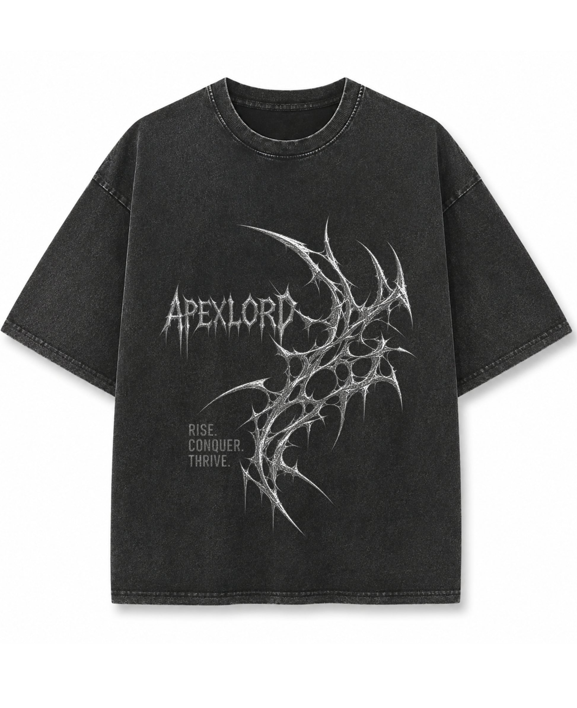 Vintage Fade Wash Oversized T-shirt Front Design