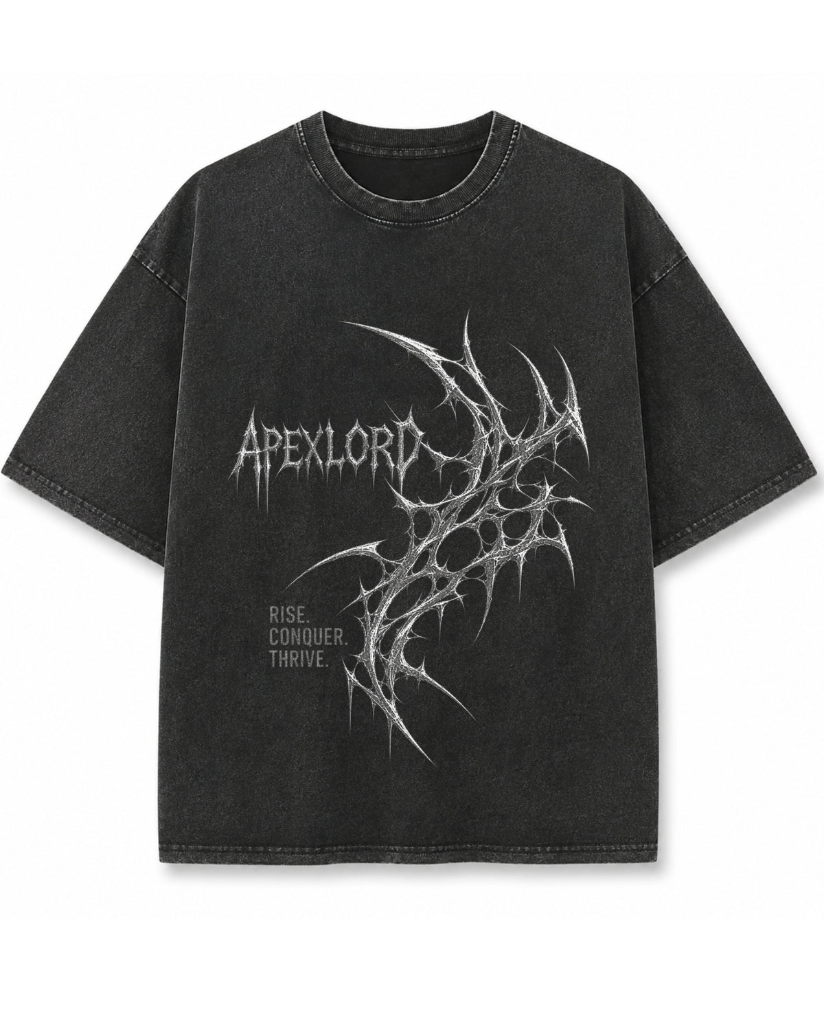 Vintage Fade Wash Oversized T-shirt Front Design