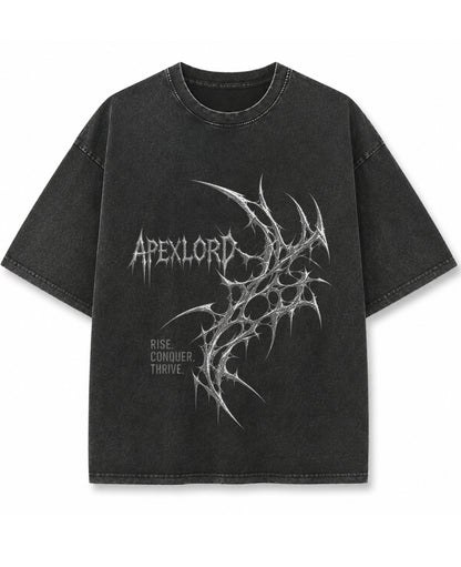 Vintage Fade Wash Oversized T-shirt Front Design