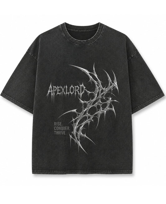 Vintage Fade Wash Oversized T-shirt Front Design