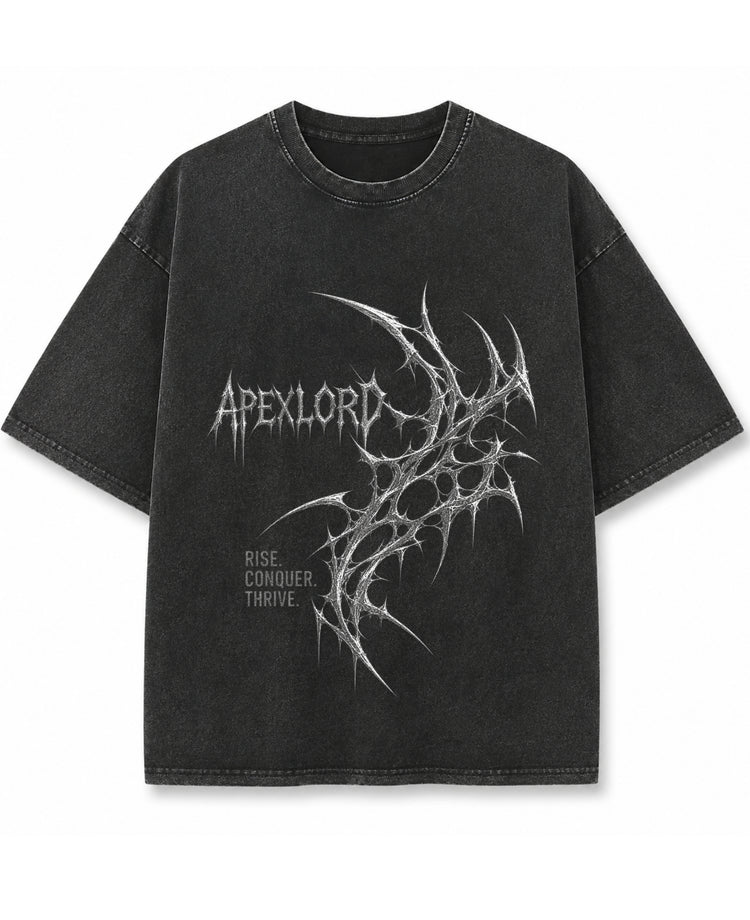 Vintage Fade Wash Oversized T-shirt Front Design