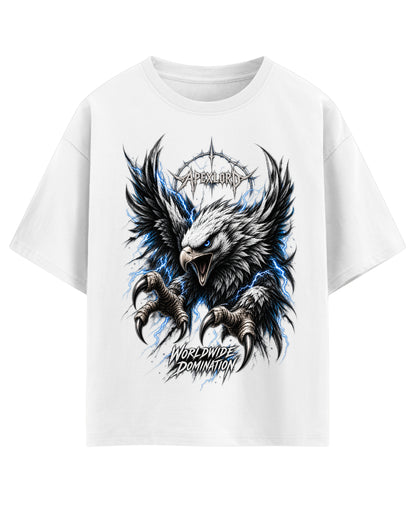 White Oversized T-shirt Front Design