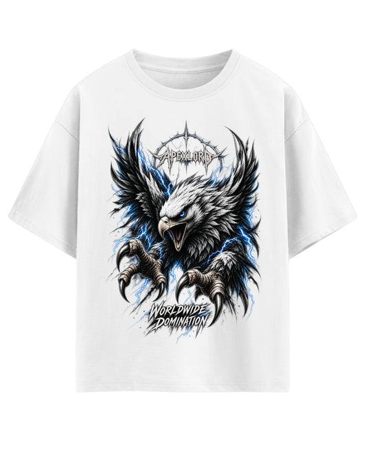 White Oversized T-shirt Front Design