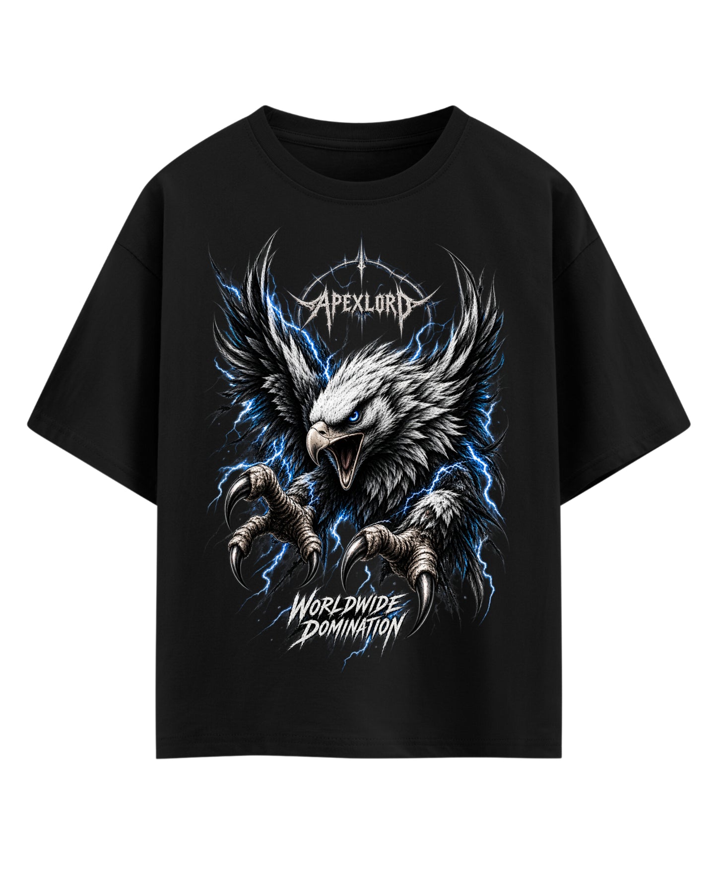 Black Oversized T-shirt Front Design