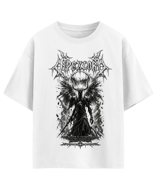 White Oversized T-shirt Front Design