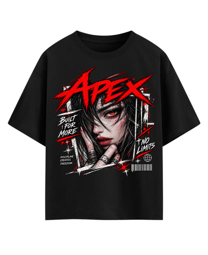 Black Oversized T-shirt Front Design