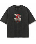 Vintage Fade Wash Oversized T-shirt Front Design