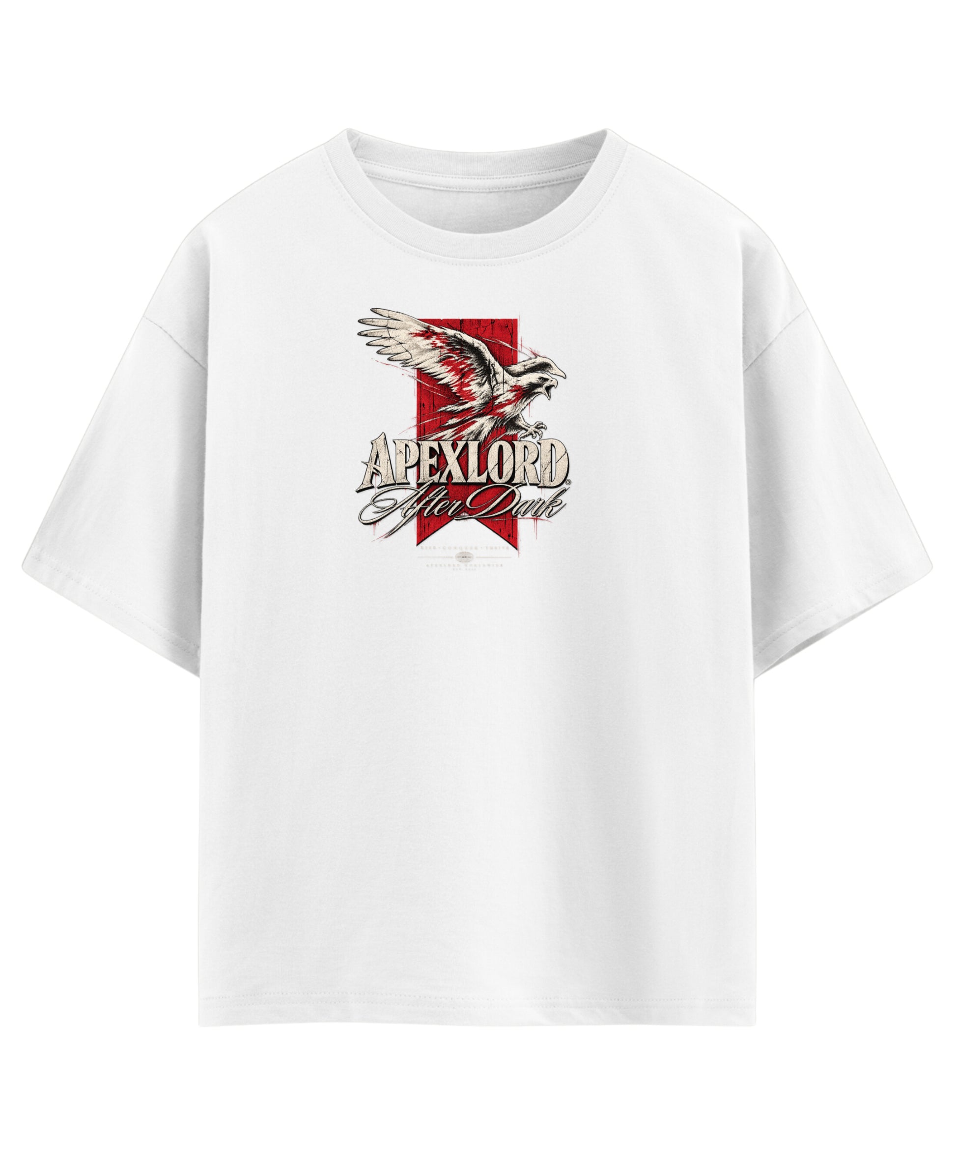 White Oversized T-shirt Front Design