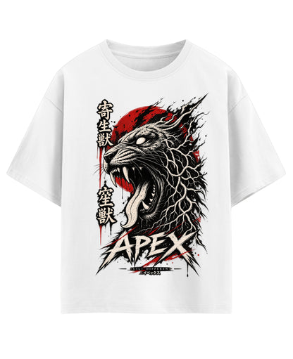 White Oversized T-shirt Front Design