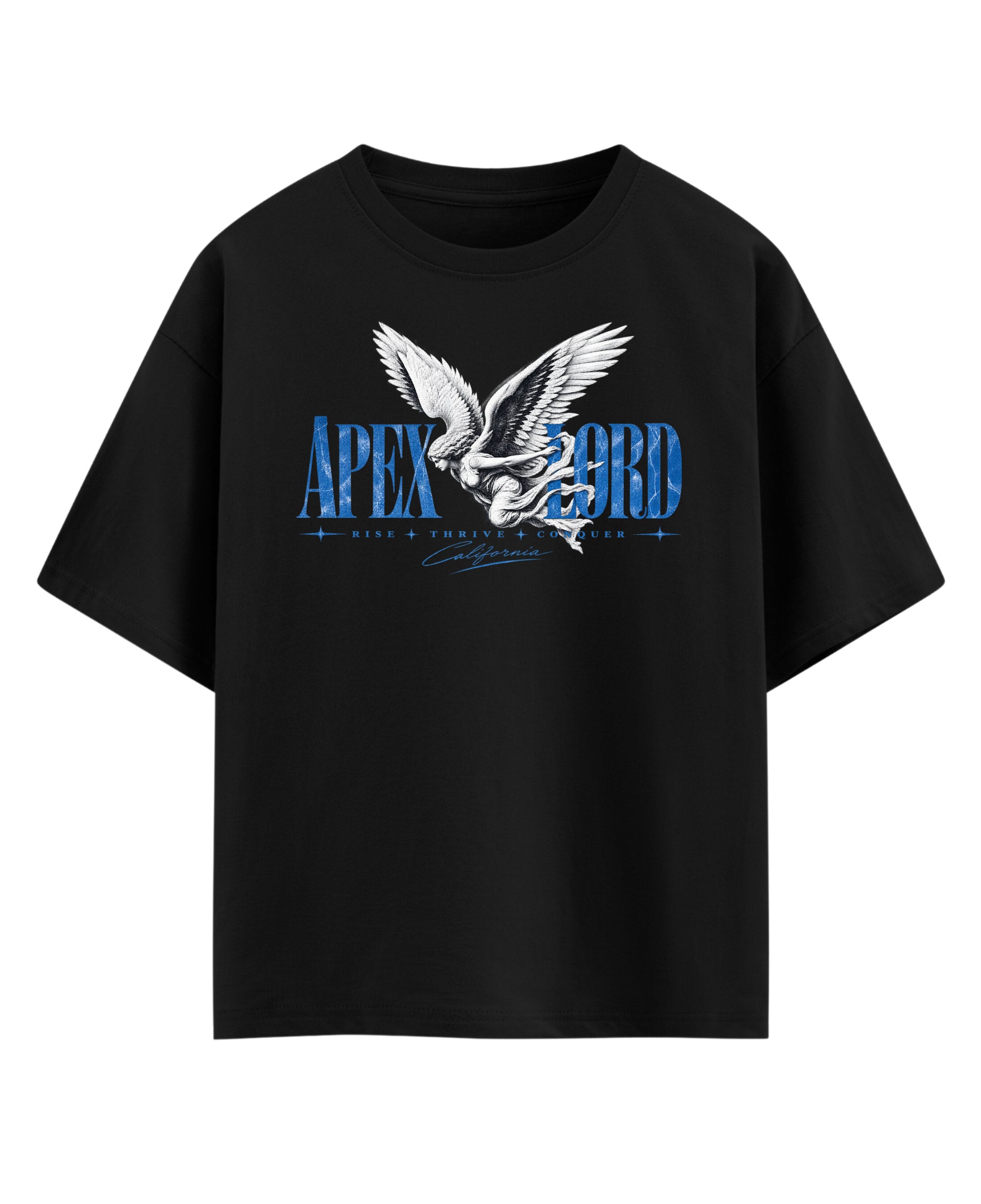 Black Oversized T-shirt Front Design