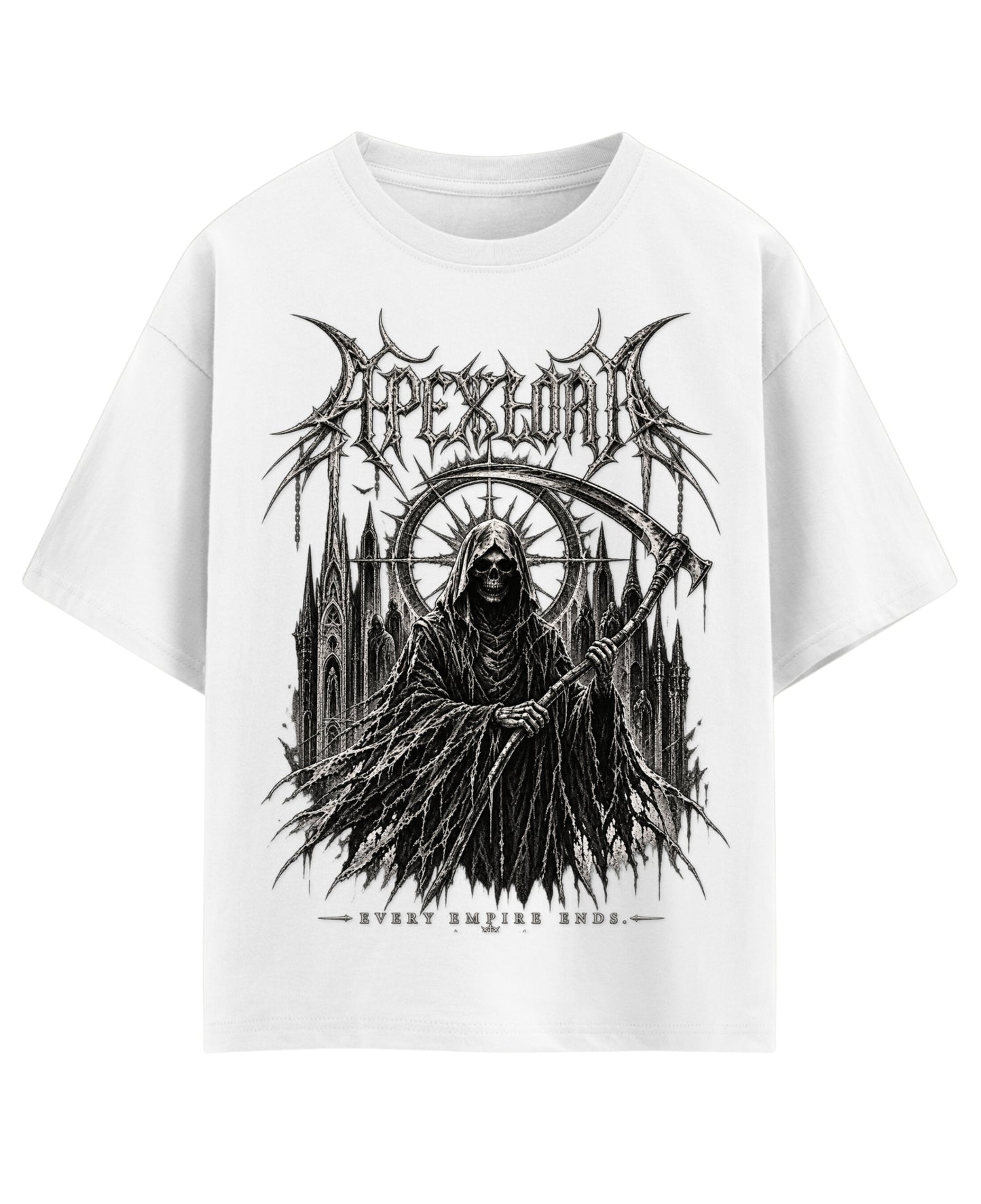 White Oversized T-shirt Front Design