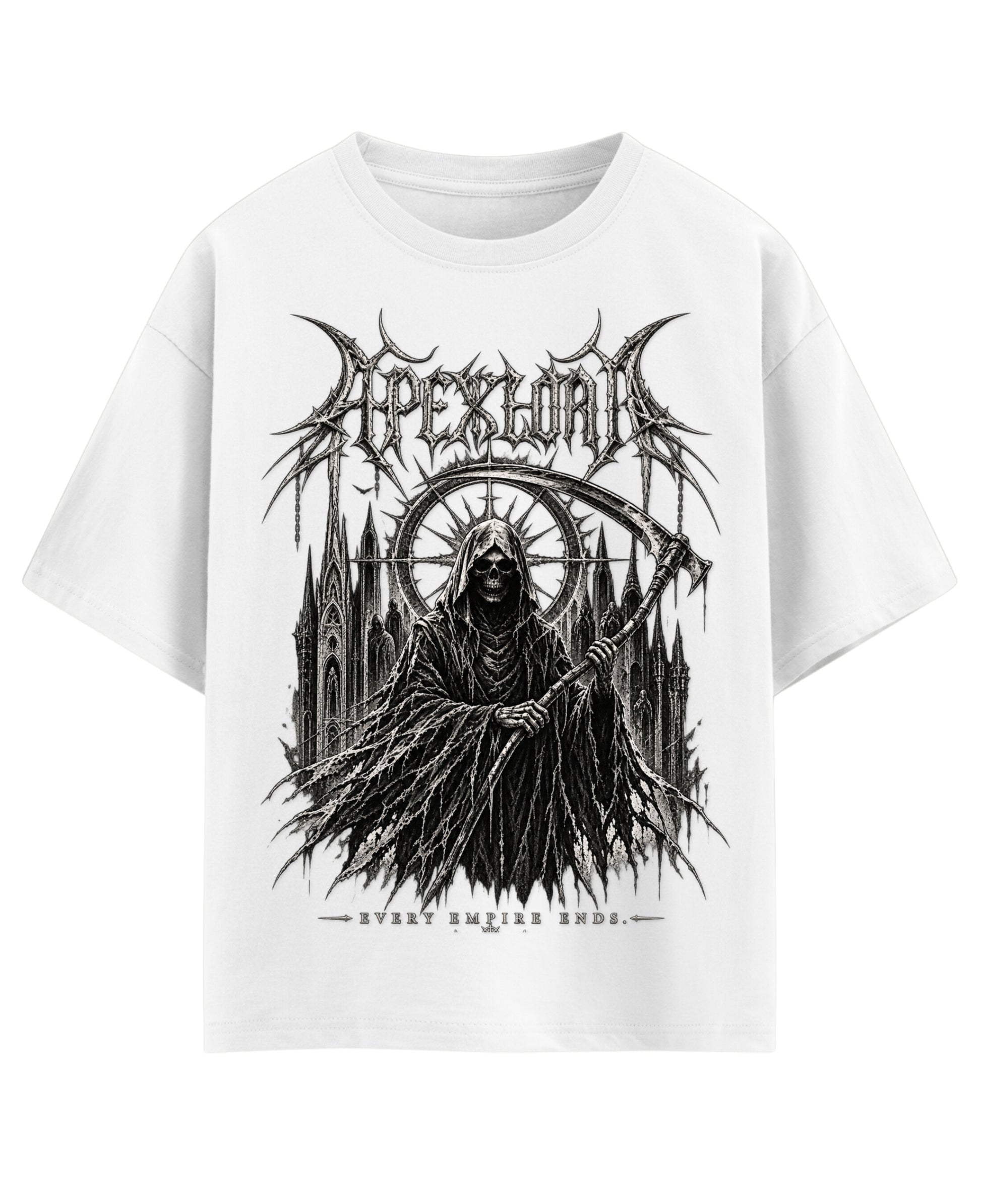 White Oversized T-shirt Front Design