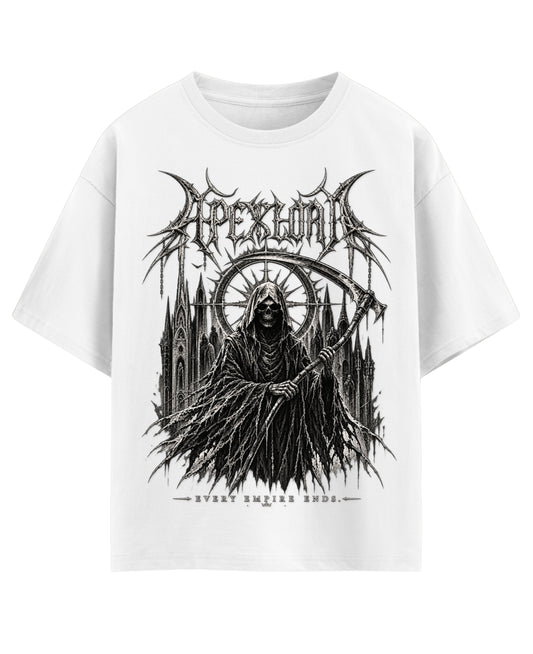 White Oversized T-shirt Front Design