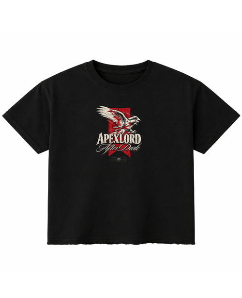 Black Boxy Fit T-shirt Front Design