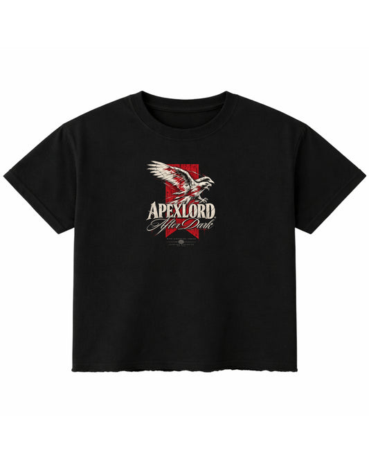 Black Boxy Fit T-shirt Front Design