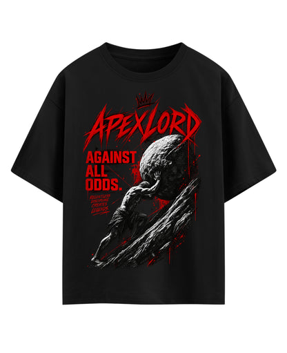 Black Oversized T-shirt Front Design