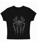 Black Baby Tee Front Design