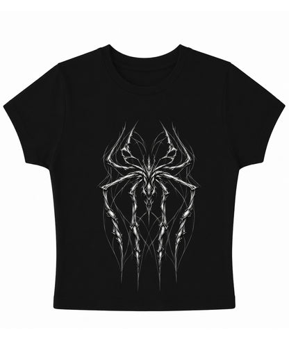 Black Baby Tee Front Design
