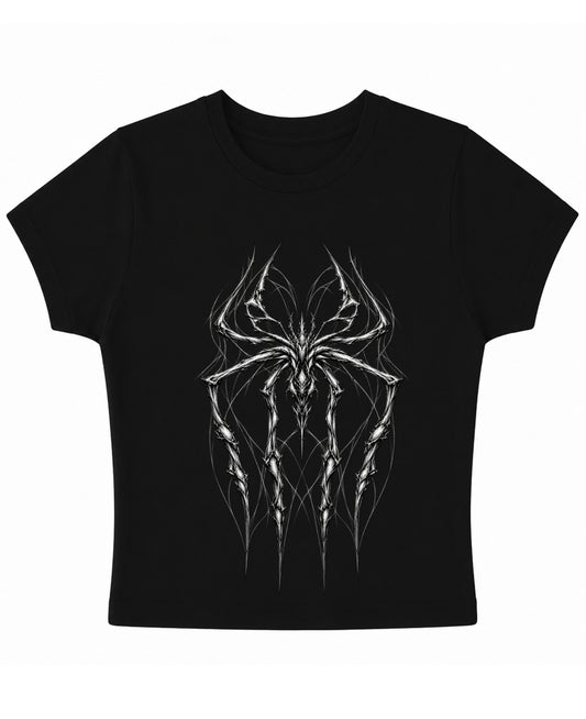 Black Baby Tee Front Design